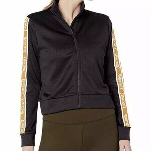 Spalding Tennis Black Full Zip Yellow Ribbon Jacket Children's Unisex Large